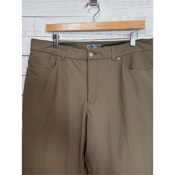 vrst athletic men's pants stretch chino taupe size 36x30 - Picture 4 of 8